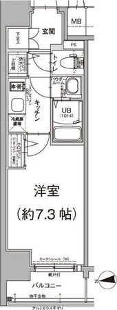 エスリード上前津テルツェの物件間取画像